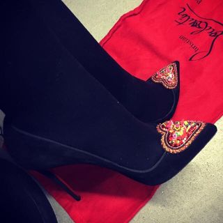 クリスチャンルブタン(Christian Louboutin)のハートパンプス&ショートブーツ(ハイヒール/パンプス)