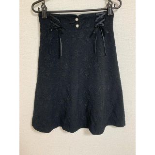 アクシーズファム(axes femme)のスカート axes femme レース柄 リボン付き(その他)