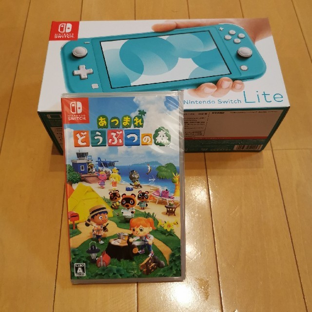 【新品未使用】ニンテンドーSwitch Liteどうぶつの森セット（即日発送！