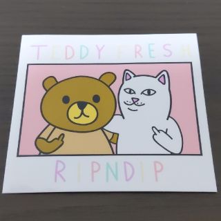 「縦9.5cm横10.2cm」RIPNDIP ステッカー(その他)