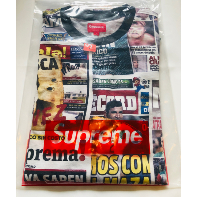 サイズ Supreme - Supreme Headline S/S Topの通販 by アド's shop