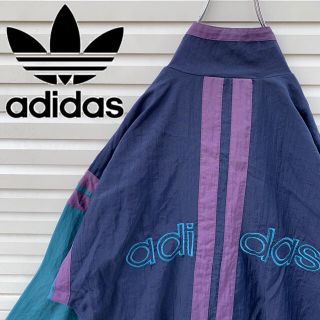 アディダス(adidas)のviviさん 専用 アディダス ナイロンジャケット 90s ゆるダボ かわいい (ナイロンジャケット)