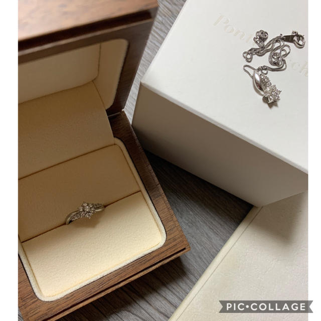 ✤大丸購入 プラチナ ダイヤ0.54ct 指輪 ネックレス セット✤