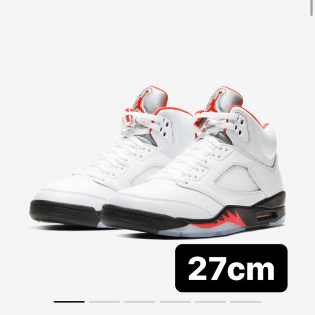 NIKE(ナイキ)のNIKE AIR JORDAN5 Fire Red メンズの靴/シューズ(スニーカー)の商品写真