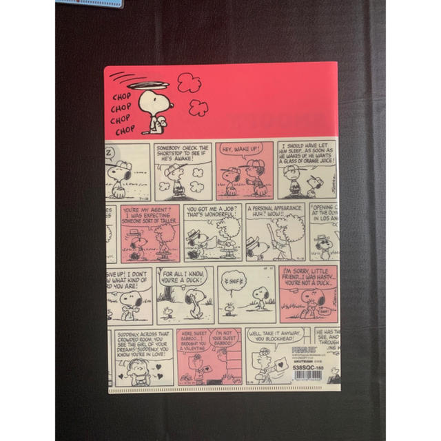 PEANUTS(ピーナッツ)のSNOOPY A4 クリアファイル エンタメ/ホビーのアニメグッズ(クリアファイル)の商品写真