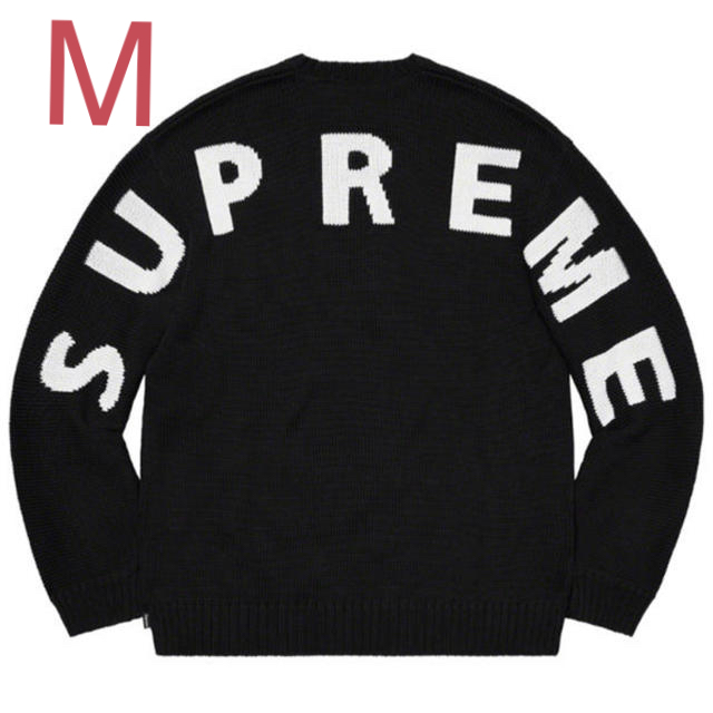 Supreme Back Logo Sweater Medium