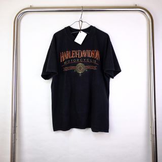 ハーレーダビッドソン(Harley Davidson)のUSA古着　90s Harley-Davidson　Tシャツ　L ハーレー(Tシャツ/カットソー(半袖/袖なし))