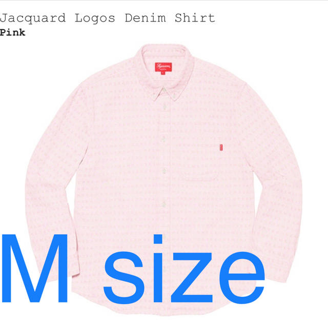 Jacquard Logos Denim Shirt Mサイズ
