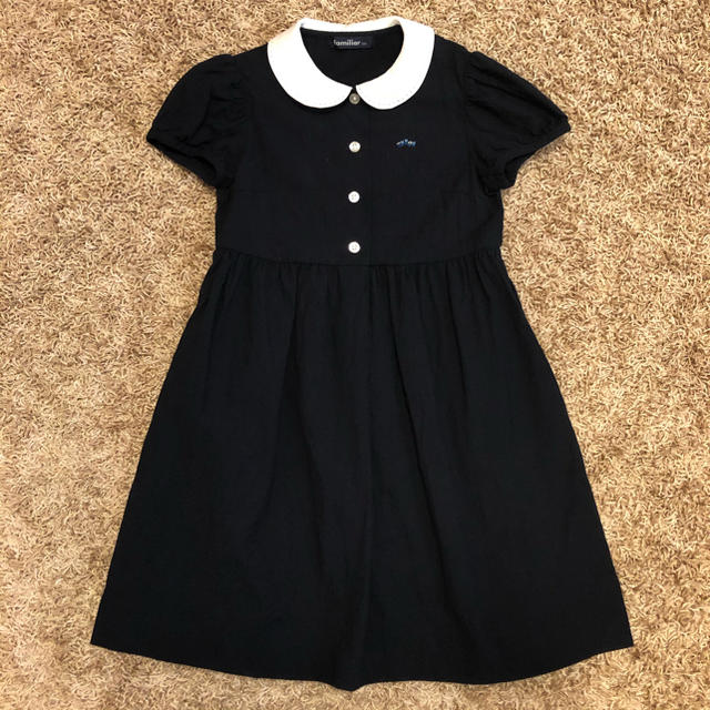 ♪未使用 自宅保管♪ ファミリア お受験ワンピース 現行品 120キッズ服女の子用(90cm~)