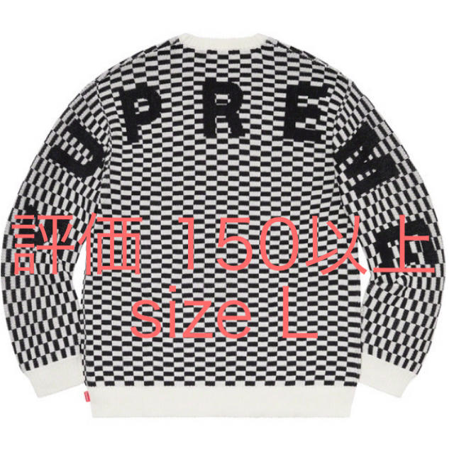 メンズsupreme Back Logo Sweater size L