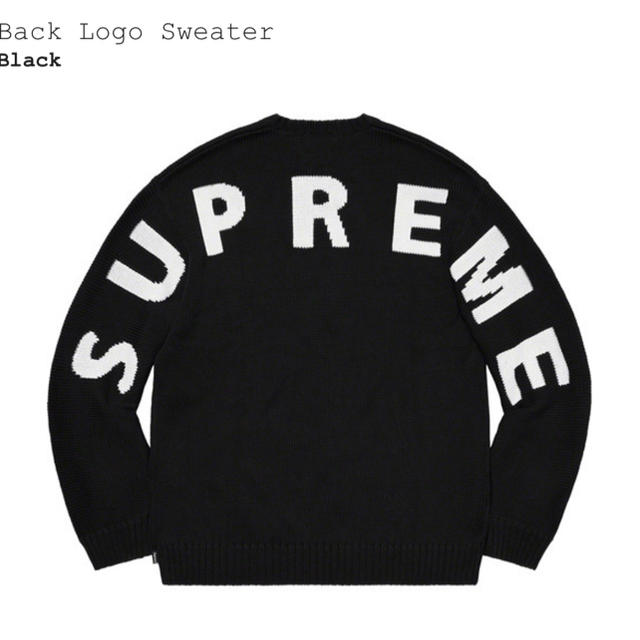 スウェットSupreme Back Logo Sweater