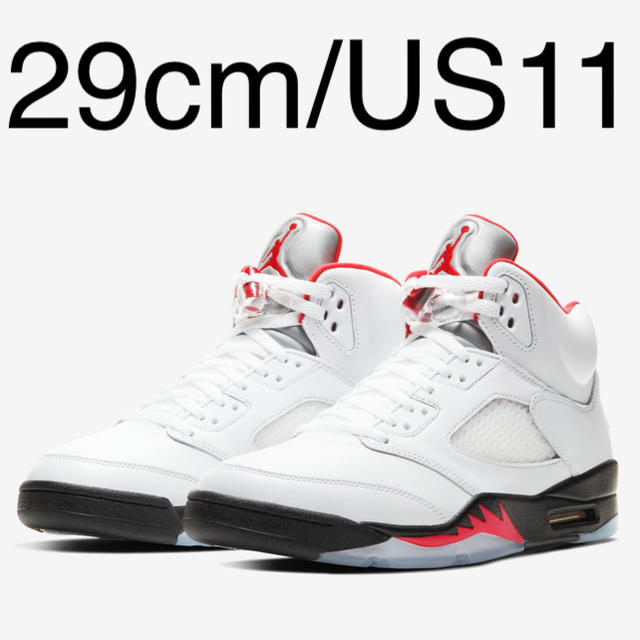 NIKE(ナイキ)の29 AIR JORDAN 5 RETRO OG FIRE RED AJ5 新品 メンズの靴/シューズ(スニーカー)の商品写真