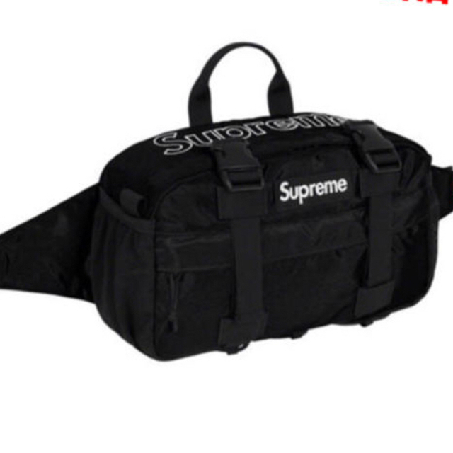 19fw Supreme Waist Bag ブラック - ウエストポーチ