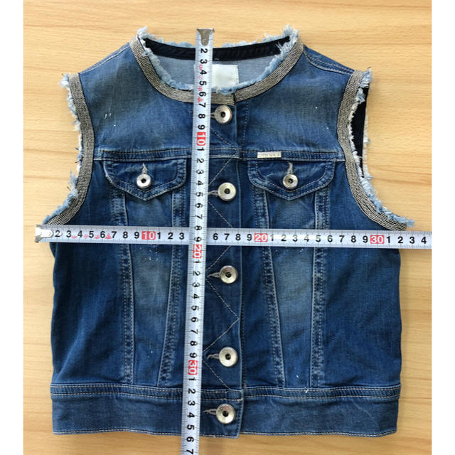 DIESEL(ディーゼル)のDIESEL デニムジレ　 kids キッズ/ベビー/マタニティのキッズ服女の子用(90cm~)(その他)の商品写真