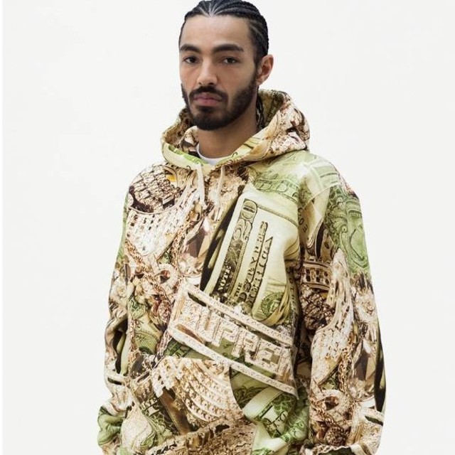 Supreme Bling Hooded Sweatshirt Green