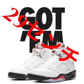 air jordan 5 aj5 29 fire red(スニーカー)