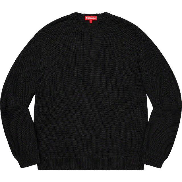 L Supreme Back Logo Sweater 黒 国内正規品 1