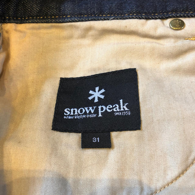Snow Peak(スノーピーク)の※じゅん様専用　snowpeak デニムパンツ　サイズ31 メンズのパンツ(その他)の商品写真