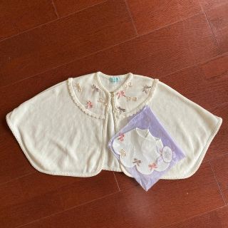 トッカ(TOCCA)の★ぴー様専用★【TOCCA】サイズ90 春ポンチョとスタイ(カーディガン)