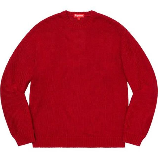 L Supreme Back Logo Sweater 赤 国内正規品　②