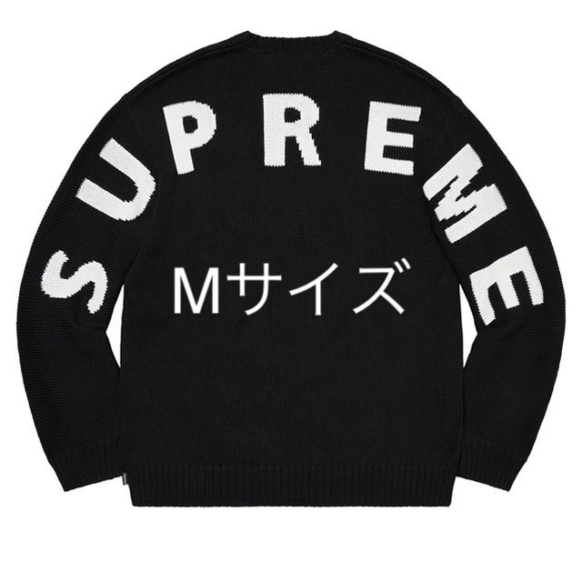 Supreme 20ss Back Logo Sweater Blackニット/セーター