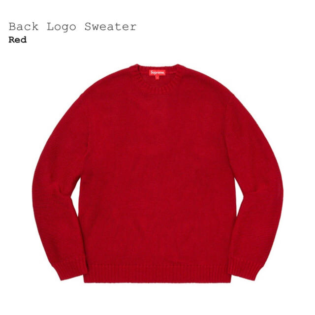 最大84％オフ！ 【Lサイズ】Supreme Back Logo Sweater ニット