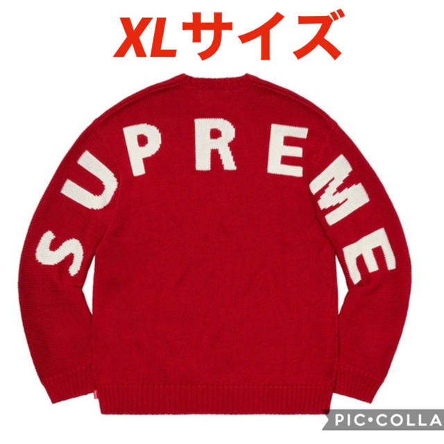 サイズXL 送料込み supreme Back Logo Sweater