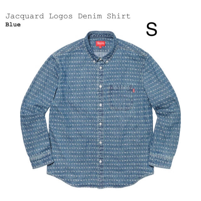 Jacquard Logos Denim Shirt