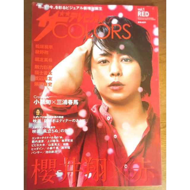 嵐(アラシ)の【美品】櫻井翔 ザテレビジョン COLORS エンタメ/ホビーのタレントグッズ(アイドルグッズ)の商品写真