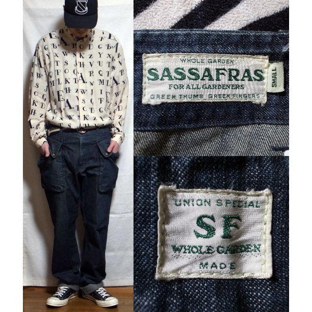 SASSAFRAS - SASSAFRAS ササフラス デニムパンツ Sの通販 by Hi-Fi