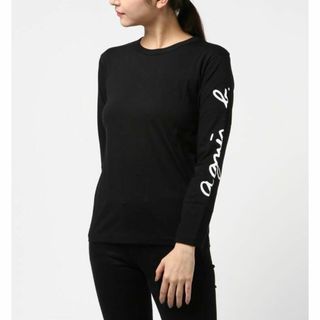 アニエスベー(agnes b.)の新品タグ付 agnes b アニエスベー 袖ロゴロンティー(Tシャツ(長袖/七分))