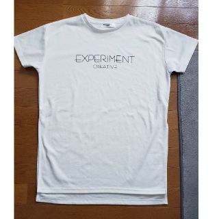 エムズエキサイト(EMSEXCITE)のホワイト　ロング丈T(Tシャツ(長袖/七分))