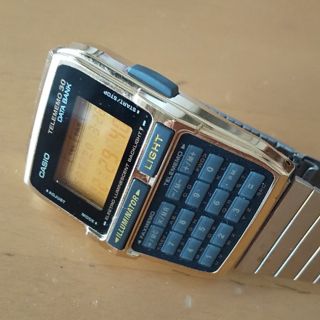 CASIO DBC-300カシオ データバンク TELEMEMO 30 ゴールド