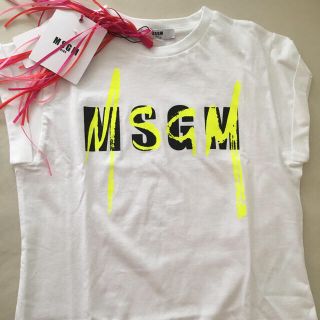 エムエスジイエム(MSGM)のMSGMキッズ  ロゴワンピース　14歳(ワンピース)