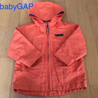 ベビーギャップ(babyGAP)のbabyGAP 95 フード付きコート　パーカー　アウター(ジャケット/上着)