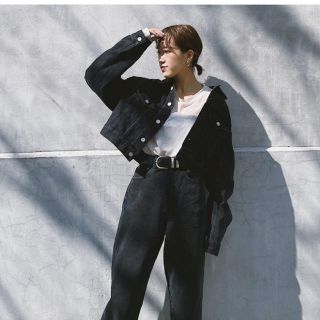 マウジー(moussy)のTUCK SLEEVE DENIM ジャケット(Gジャン/デニムジャケット)