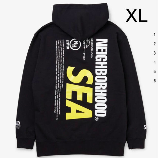 Neighborhood wind and sea XLパーカー