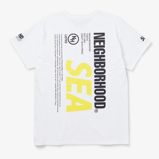 wind and sea × neighborfood tee 白M