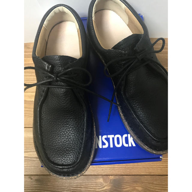 BIRKENSTOCK(ビルケンシュトック)のBIRKENSTOCK ナチュラルレザーシューズ モカシン パサデナ ブラック メンズの靴/シューズ(スリッポン/モカシン)の商品写真