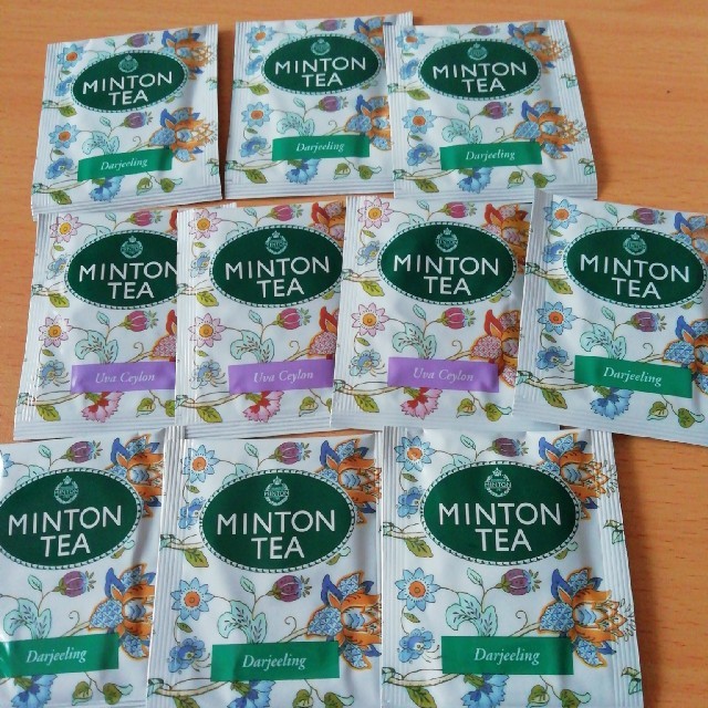 MINTON(ミントン)の未使用　ダージリンティー&セイロン　10個 食品/飲料/酒の飲料(茶)の商品写真