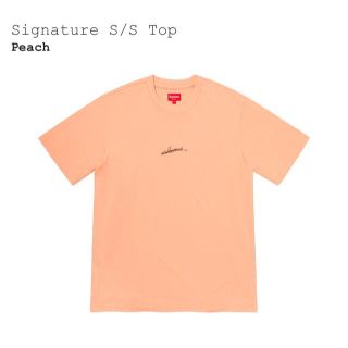 シュプリーム(Supreme)のSupreme / Signature S/S Top Peach S(Tシャツ/カットソー(半袖/袖なし))