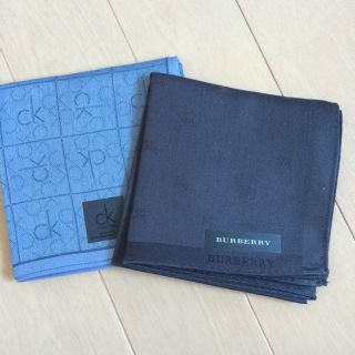 バーバリー(BURBERRY)の【紳士用】バーバリー＆CKハンカチセット(ハンカチ/ポケットチーフ)