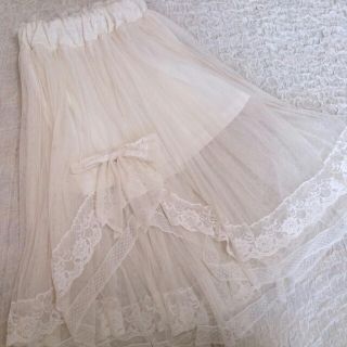 リズリサ(LIZ LISA)の新品○LIZLISAﾁｭｰﾙsk…*(ミニスカート)