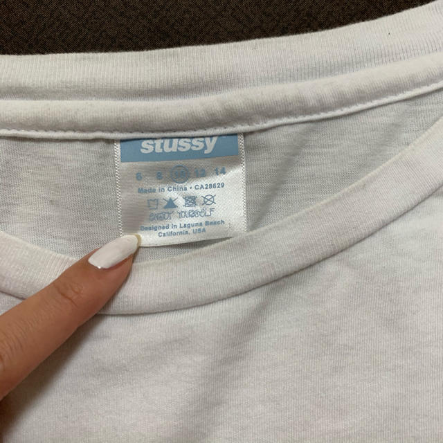 STUSSY(ステューシー)のstussy ショート丈トップス レディースのトップス(カットソー(長袖/七分))の商品写真