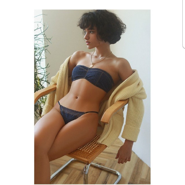 SeaRoomlynn(シールームリン)のSeaRoomlynn Denim-like LINGERIE SET 

 レディースの下着/アンダーウェア(ブラ&ショーツセット)の商品写真