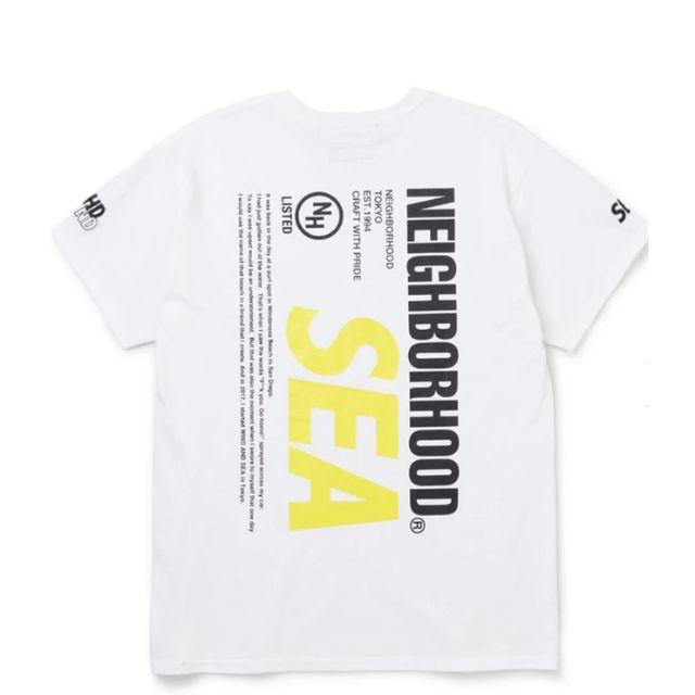 L NEIGHBORHOOD × WIND AND SEA tee Whiteメンズ