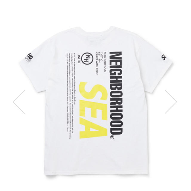 【M】WIND AND SEA Tシャツ　neighborhood White