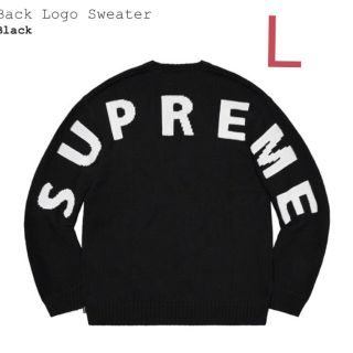 シュプリーム(Supreme)のSupreme Back Logo Sweater 新品 Lサイズ(ニット/セーター)