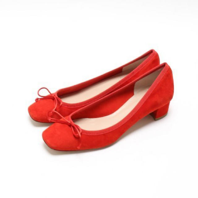 Spick & Span(スピックアンドスパン)の[STATUS] バレエシューズ ローヒール 赤 36 レディースの靴/シューズ(バレエシューズ)の商品写真