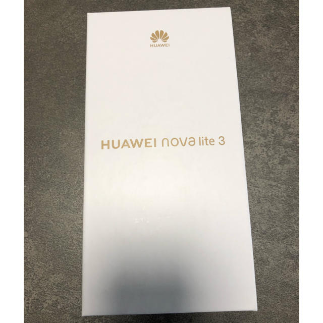 スマートフォン/携帯電話HUAWEI nova lite3 新品未開封 オーロラブルー